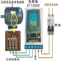 初学者变频器参数设置接线(变频器电气控制接线)